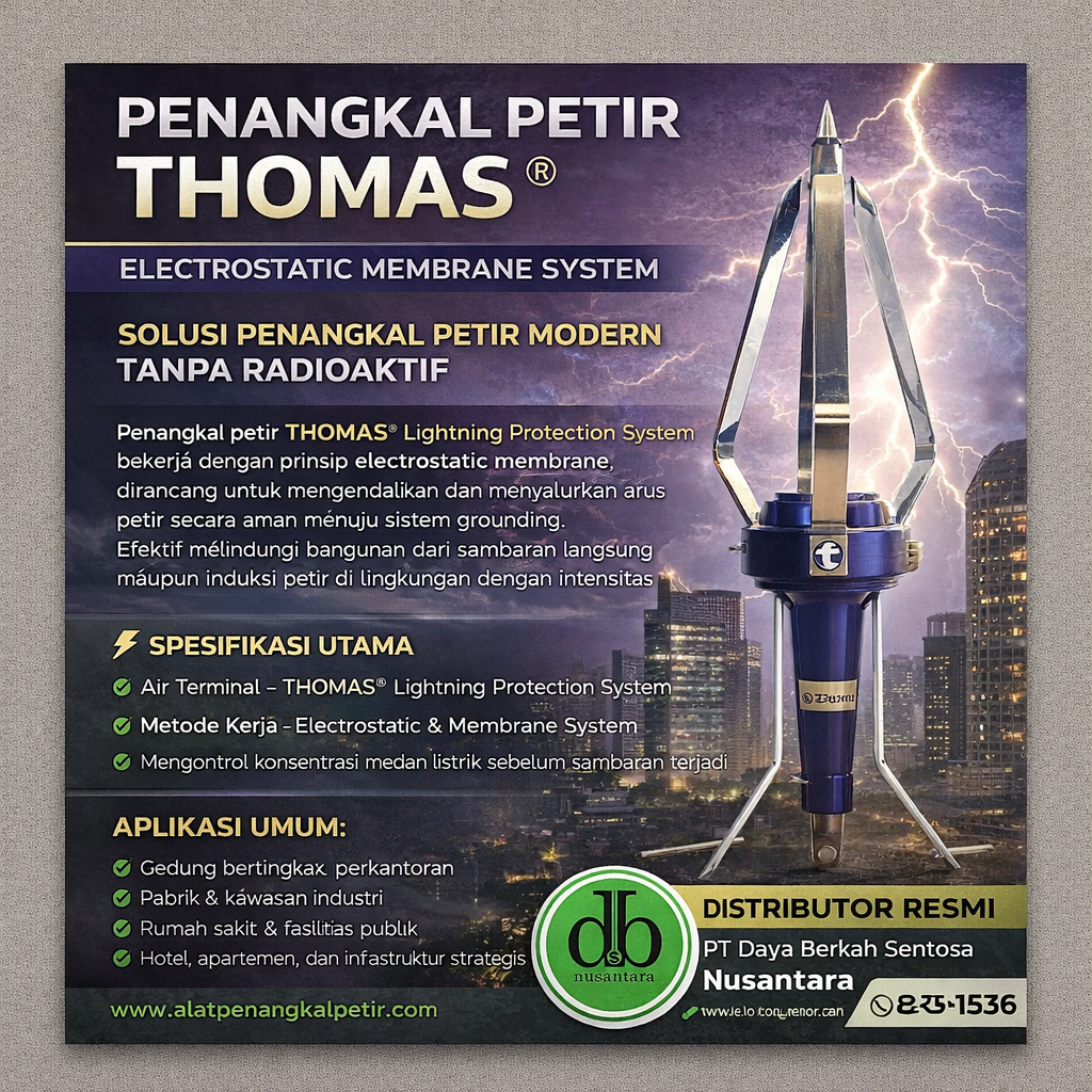 Penangkal Petir Thomas TP 125