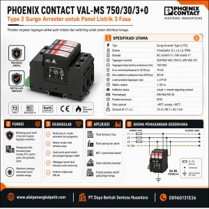 Phoenix Contact VAL-MS 750/30/3+0: Panduan Lengkap Surge Arrester Tipe 2/3