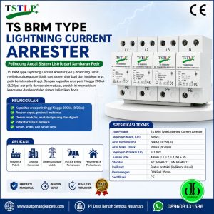 Memahami dan Mengapa Pentingnya TS‑385B50RM/4 Type 1 Lightning Current Arrester untuk Sistem PLN 3 Phase