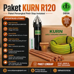 Paket Murah Penangkal Petir Kurn R120