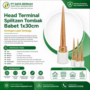 Head Terminal Splitzen Tombak Babet 1x30cm