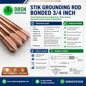 Stik Grounding Rod Bonded 3/4 Inch