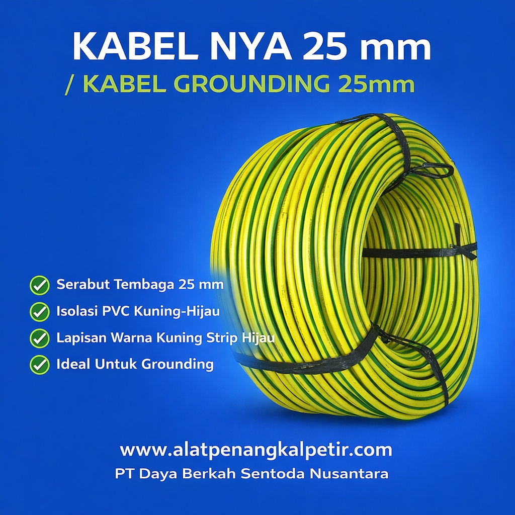 Kabel NYA 25 mm / Kabel Grounding 25mm