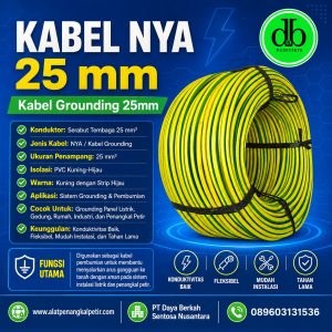 Kabel NYA 25 mm / Kabel Grounding 25mm