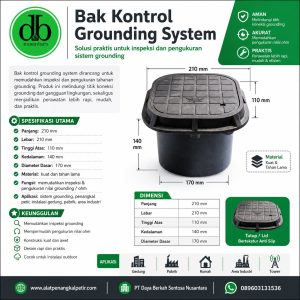 Bak kontrol untuk pengecekan grounding